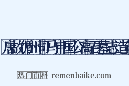 唐故循州司马申国公高君墓志造句是什么意思的图片